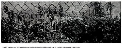 A glimpse of Chandan Bez Baruah's solo exhibition